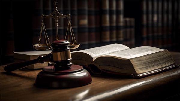 千庫網(wǎng)_小手推車帶有法律符號(hào)的手推車在法院圖書館與法律_攝影圖編號(hào)18399015.jpg